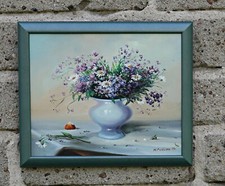 Tableau Vase Fleurs Stillleben