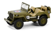 GREENLIGHT, JEEP Willys MB 1942 Voiture du commandement de l'armée britanique...