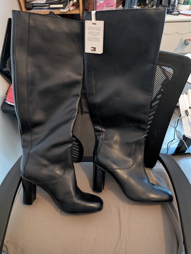 Bottes cuir femme hautes - cuir,