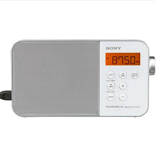 Sony ICF-M780SL - Radio portable - 500 mW - blanc - Radio-réveil