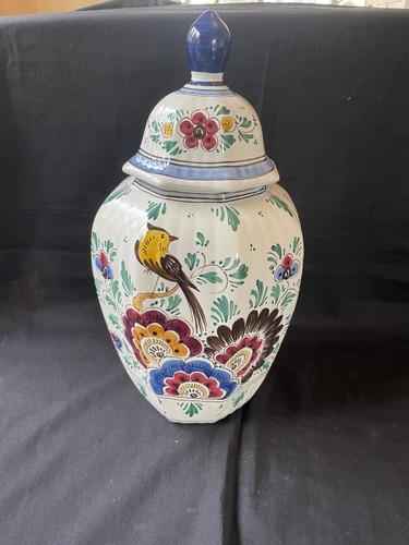 Grand vase polychrome delft - vase,