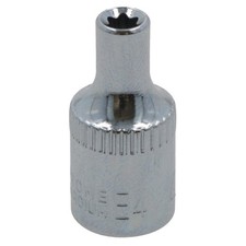 Embout étoile à douille Torx femelle E4 1/4" Drive standard externe chrome va...
