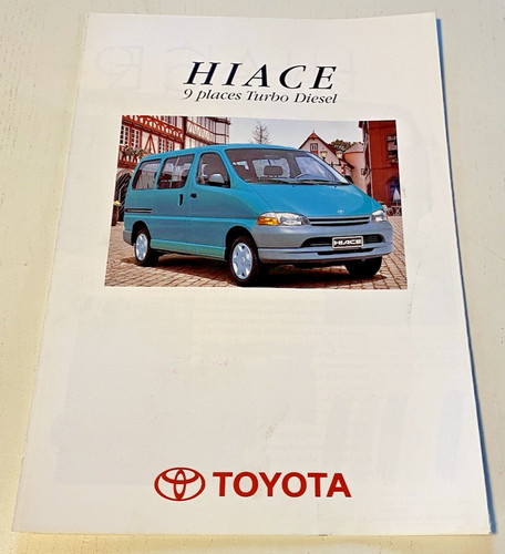 Brochure vente toyota - brochure, de