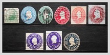 USA - LOT DE 9 FRAGMENTS