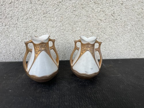 Paire petits vases anciens - vases,