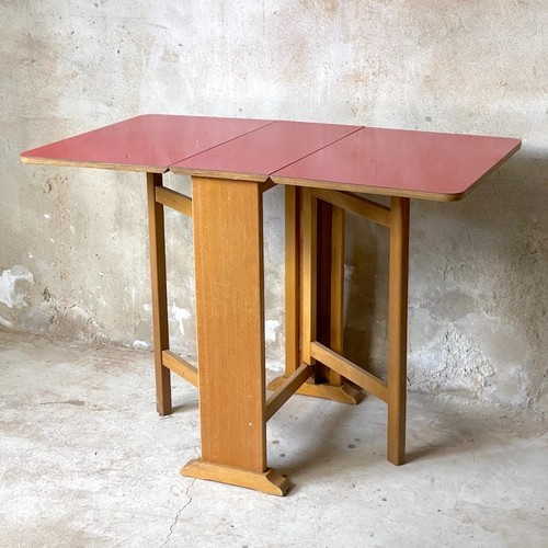 Table pliante formica - , rouge