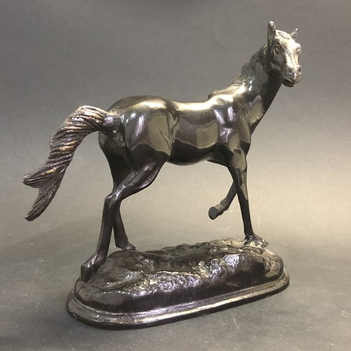 Bronze cheval galop - «, au