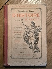 🇫🇷 Ancien Livre Scolaire Histoire de france  claude augé 