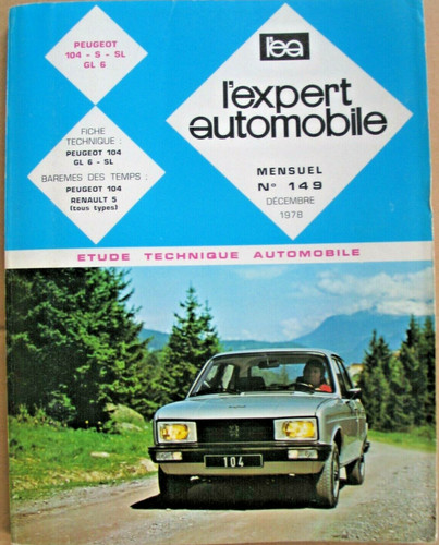 Revue technique peugeot 104 - revue,