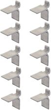 10x taquet étagère pour crémaillère aluminium support fixation attache armoire