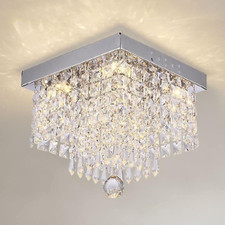 Lustre Cristal Plafonnier LED