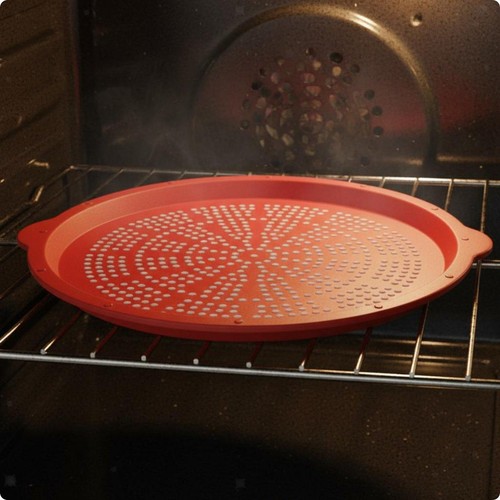 Plaque pizza antiadhésive - plaque, à