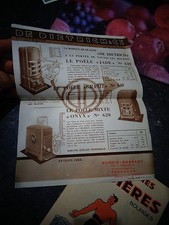 Antique DIETRICH Niederbronn Enamel Cast Heating Stove Sheet