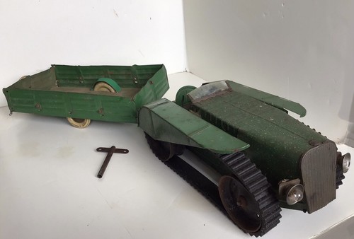 Tracteur jouet tôle - en,