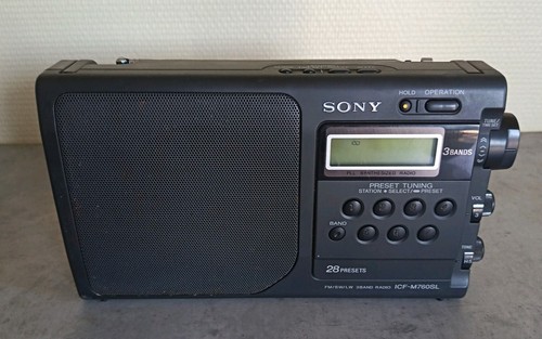 Radio sony band icf m760sl - 3, icf-m760sl