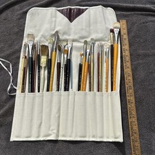 Artist Brush Lot 28 Grumbacher Winsor Newton Langnickel Richeson Liquitex Ross