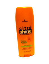 Schwarzkopf Citre Shine Fresh Fusion Pure Energy Shampoo , 13.5oz / 400ml  New