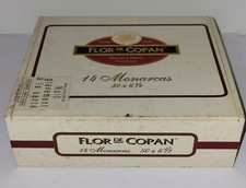 Flor De Copan Cigar Box 14 Monarchs Rare Empty Large 21 x 19 x 7 cm