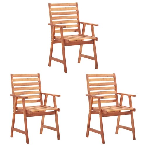 Acacia massif chaises - chaises, de