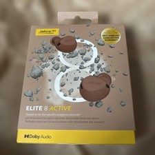 Jabra Elite 8 Active True Wireless Earbuds Caramel antibruit neuf - rapide !!