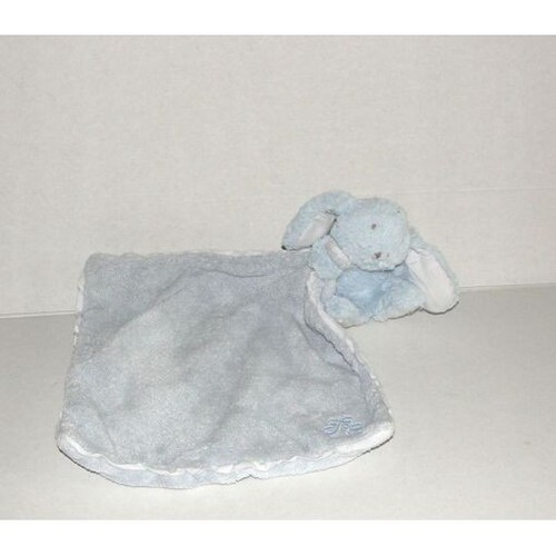 Doudou lapin augustin bleu - doudou,