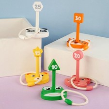 En bois Animal Anneau Lancer Jeu Jouets Éducatifs Portique Couverte et En
