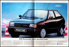 1991 VW Polo Coupe G40 G 40, Original Advertising