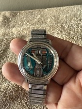 Bulova Accutron Spaceview 1960s Vintage Watch Tuning Fork Movement