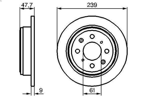 Disque frein pour - de, bosch