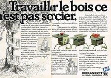 ADVERTISING ADVERTISING 064 1982 PEUGEOT power tools (2 pages)