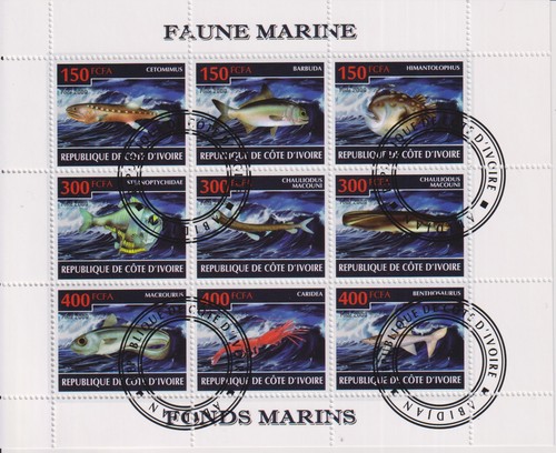 Timbres sur les poissons - les,