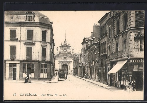 Cpa flèche rue - cpa, henri