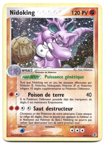 Carte pokémon nidoking - carte,