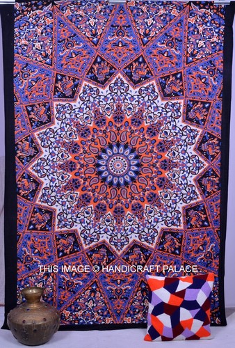 Mandala indien tenture coton - mandala,