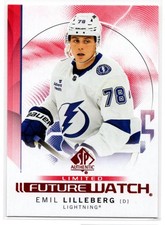 2024-25 Upper Deck SP Autenthic Future Watch Limited Emil Lillberg Tampa Bay