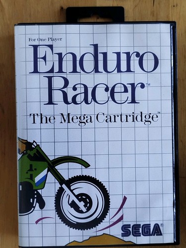 Jeu enduro racer - racer, /sega