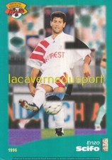 136 ENZO SCIFO # AS MONACO PANINI UNFP FOOTBALL CARDS 1995 1996