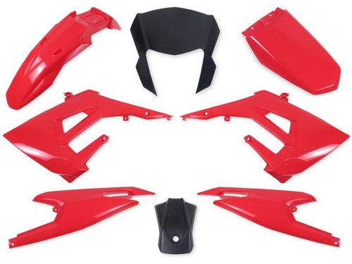 Kit carénages rouge - 8,
