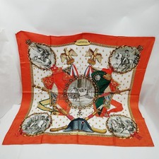 NO TARIFF Hermes scarf Carre 45    Silk100% 4740869