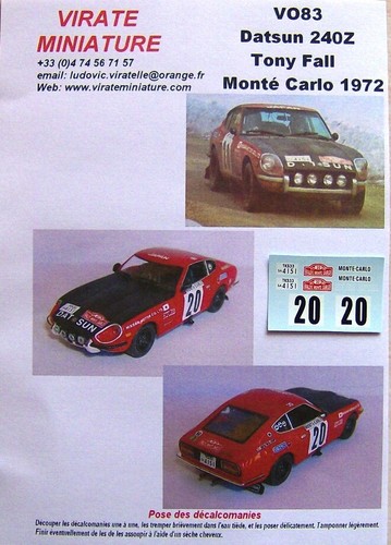 V083 datsun 240z rallye - v083,