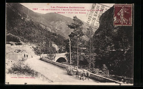 Cpa les thermes route de - cpa,