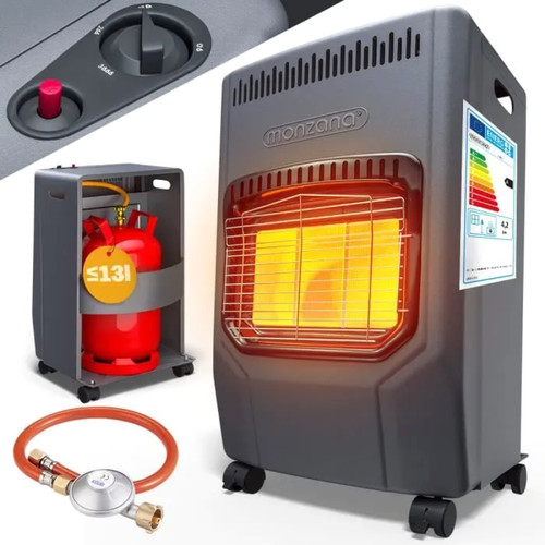 Poêle gaz 4200w niveaux - gaz,