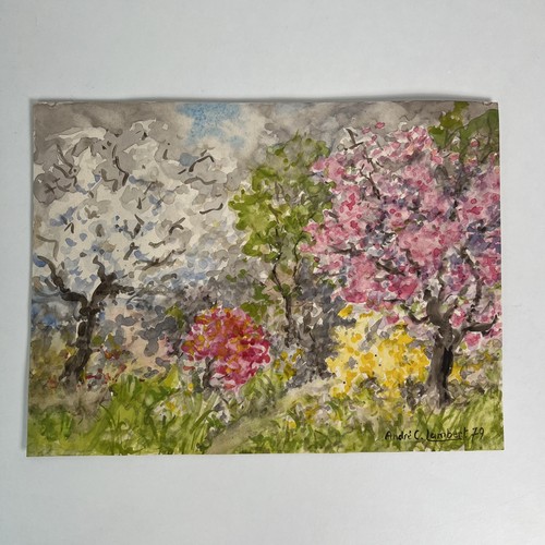 Tableau aquarelle paysage - tableau,, aquarelle,