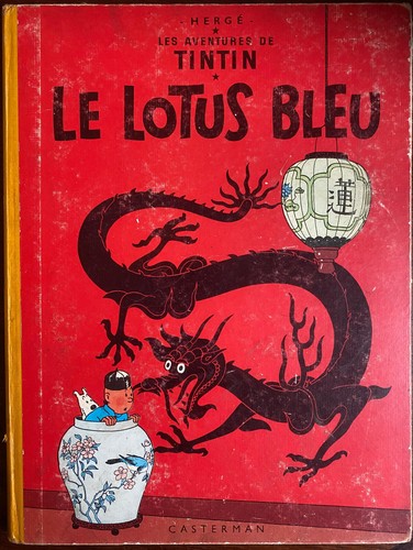 Tintin lotus bleu 1946 - le,