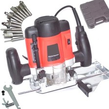 FRAISE DEFONCEUSE 55692 ELECTRIQUE 1300W KIT 12 FRAISES ACCESSOIRES