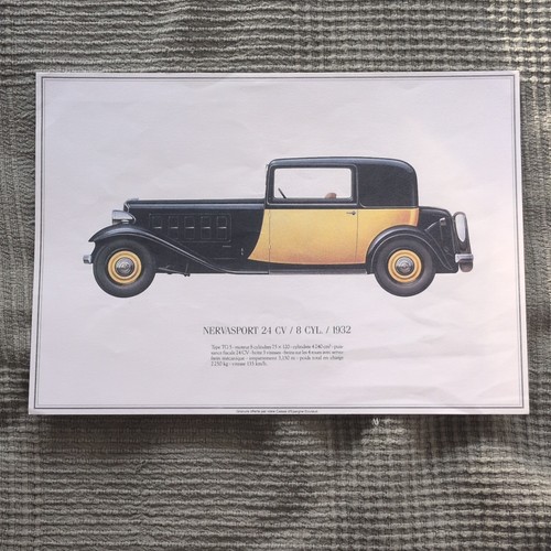Affiche automobile nervasport - affiche,