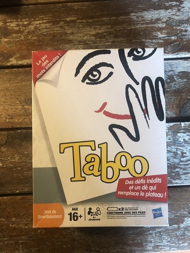 Taboo jeu des - jeu, mots