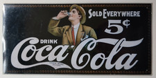 Plaque métal Coca-Cola Sold