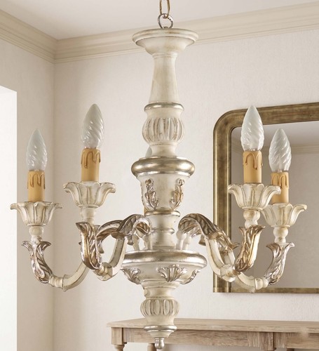 Lustre bois classique 5 - bois,