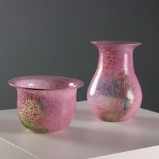 Vases Boda Design Ulrica Hydman Vallien Artist Collection Années 70 Originaux